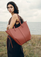 PLNE - Cyme Tote - Textured Terracotta