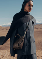 PLNE - Cyme Tote Nano - Textured Ebony