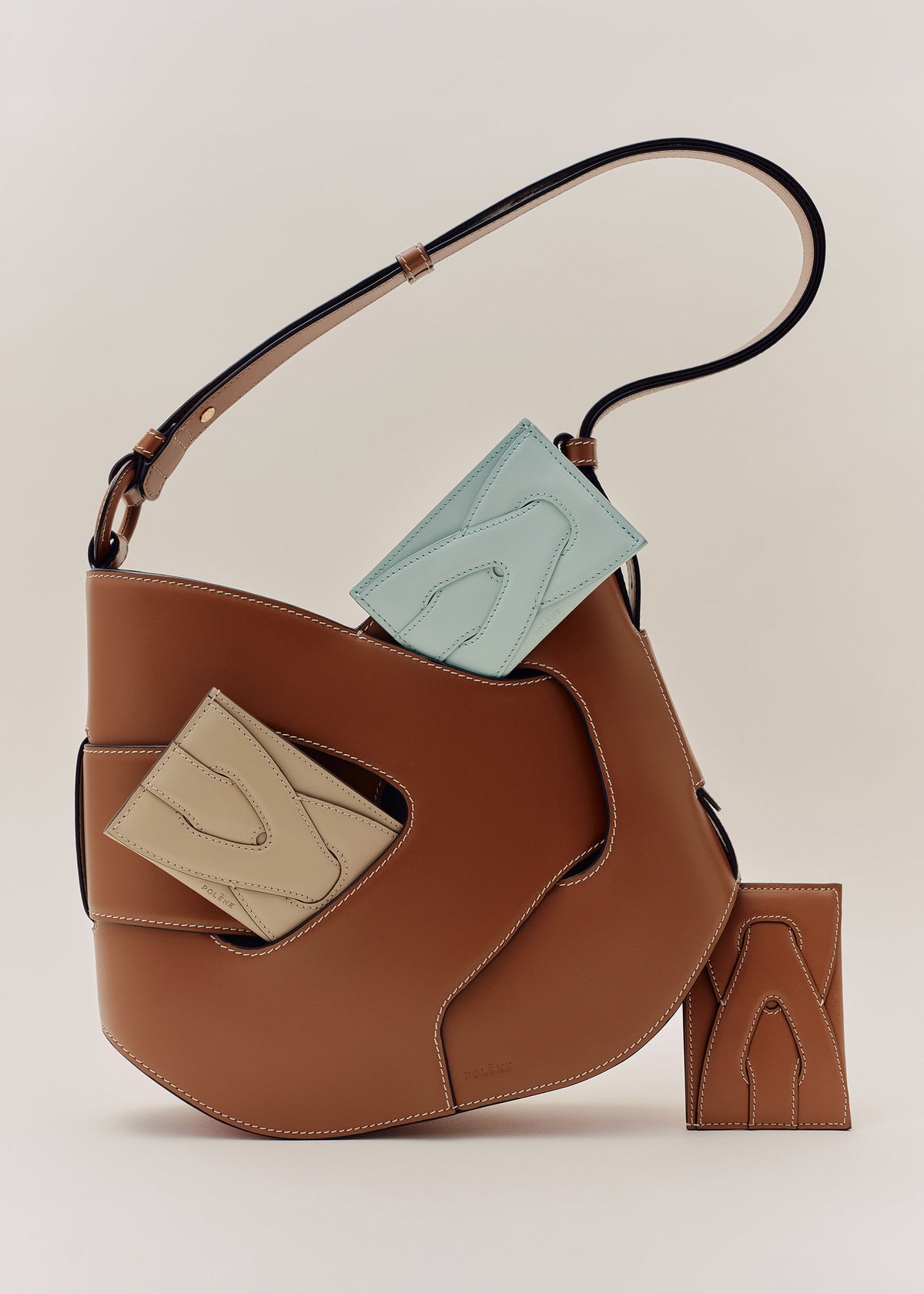 PLNE - Nodde Card Holder - Taupe