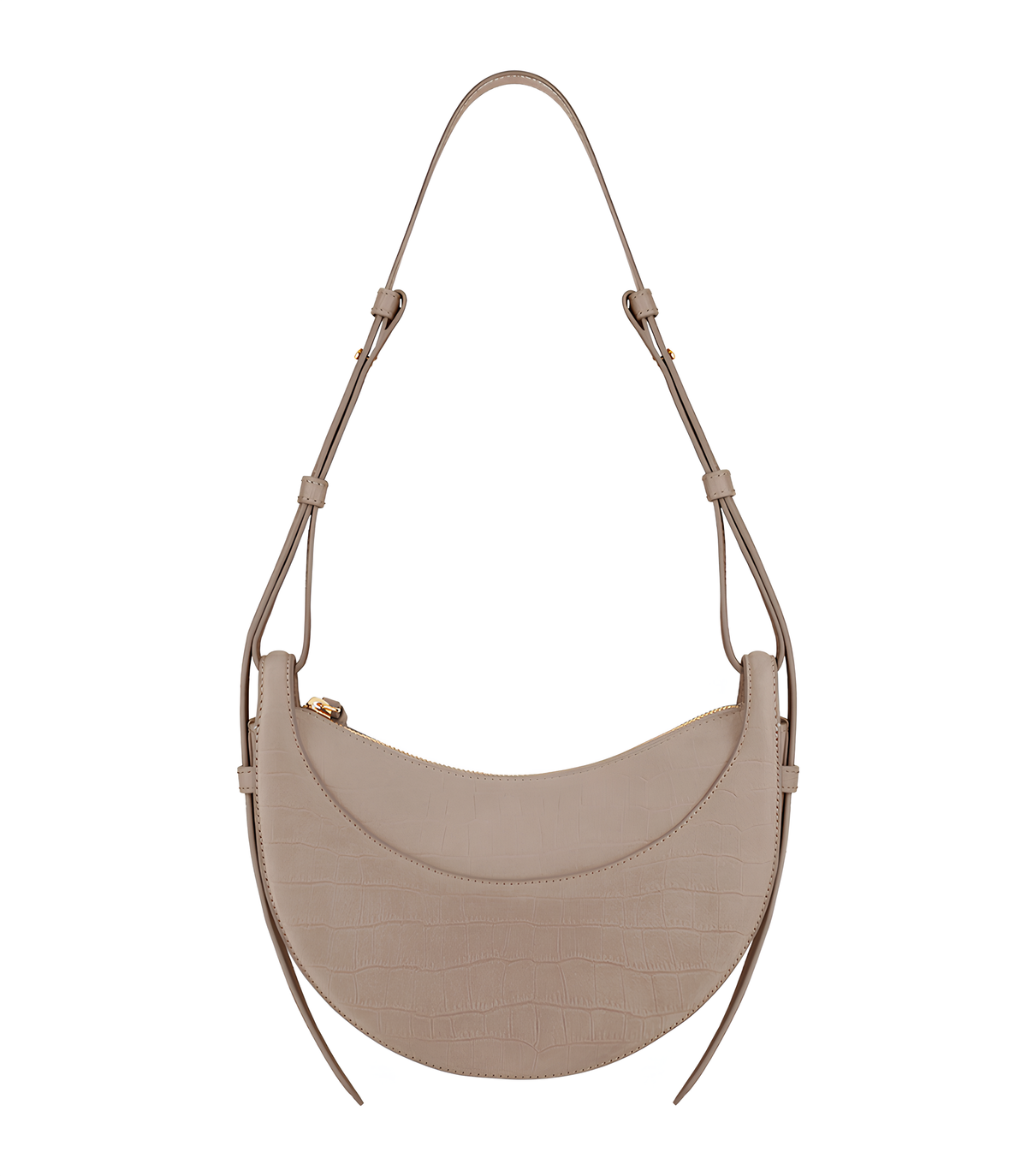 PLNE - Numéro Dix - Crocodile Nubuck Taupe