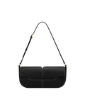 PLNE - Osmo - Smooth Black with Ecru Stitching