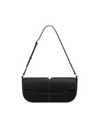 PLNE - Osmo - Smooth Black with Ecru Stitching